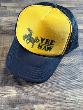OTTO “Yee and I cannot stress this enough Haw” Yellow & Black Snapback Hat